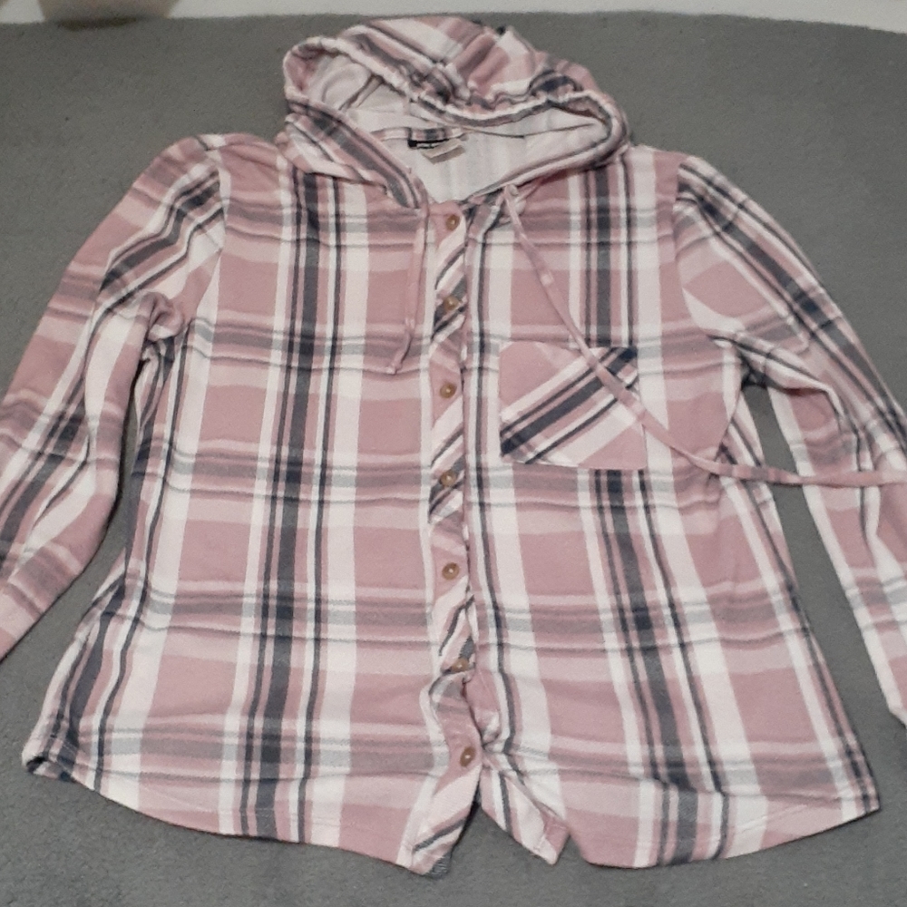 A pink plaid